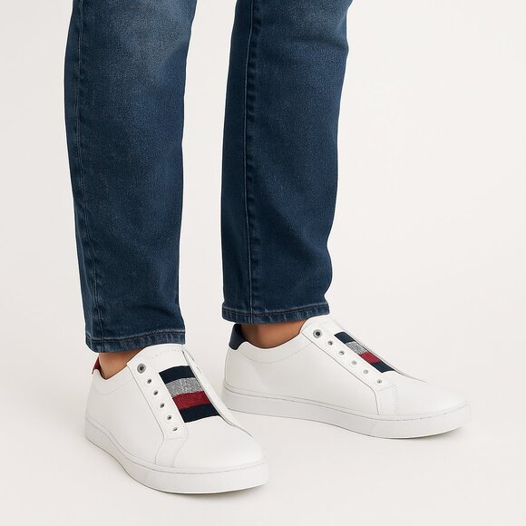 Tommy Hilfiger Other - Tommy Hilfiger New In Box White Slip On Shoes Size 7.5